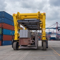 Porte-conteneurs à portique de 35 tonnes pour les opérations de transfert de conteneurs en terminal intermodal avec positionnement précis des conteneurs