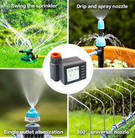 Programmateur d'arrosage intelligent et programmable pour l'extérieur, dispositif d'irrigation automatique pour terres agricoles, serres et arrosage par aspersion