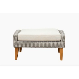 Custom <b>Outdoor</b> PE <b>Wicker</b> <b>Sofa</b> Set 6 Piece with Aluminum Frame, FS C Acacia Wood Table, Weather Resistant Patio Garden - Product Image 2
