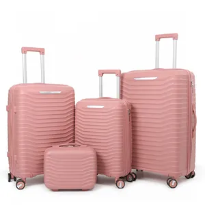 Factory price pp High Quality Traveling Bags Luggage Suitcase 4pcs Set for sale