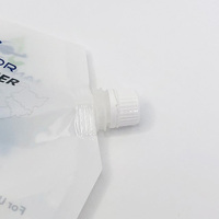 Pochette Doypack Écologique en BOPP avec Fermeture Éclair, Anti-Fuite, Résistante à la Corrosion, avec Fenêtre et Impression Gravure pour Liquides Chimiques