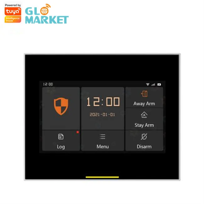 Glomarket Smart Tuya Wifi 4G Security Alarm System Kits Garage & Home Burglar Alarm APP Remote Control Smart Home Alarm Sensors