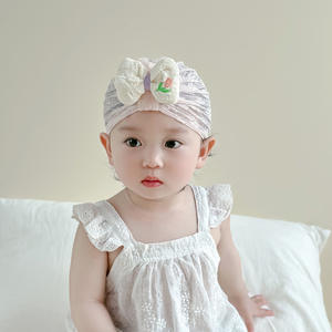 Nouveau-né bébé fille chapeaux Offre Spéciale infantile <span class=keywords><strong>Bonnet</strong></span> été mince Style chapeau 0-10 <span class=keywords><strong>mois</strong></span> - Product Image 2