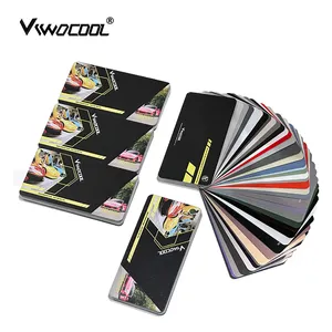 Viwocool 컬러 TPU PPF 필름 7.5mil 애쉬랜드 접착제 TPU 페인트 보호 필름 A4 크기 샘플 소책자 색상 확인
