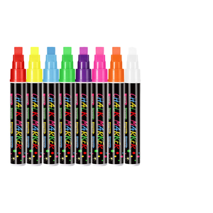 Marqueur <span class=keywords><strong>liquide</strong></span> 8 couleurs 10 mm <span class=keywords><strong>pour</strong></span> tableau lumineux, effaçable, <span class=keywords><strong>pour</strong></span> verre, tableau noir, tableau LED fluorescent, marqueur spécial <span class=keywords><strong>pour</strong></span> tableau blanc - Product Image 6