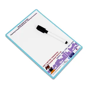 Fridge Shopping List Magnet with Pen Customized Magnetic Notepad Erasable Grocery List To Do Fridge Magnet for Fridge