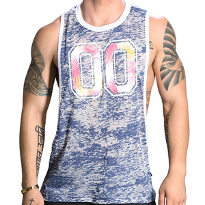 Ropa de verano para hombres, ropa de gimnasio, camisetas de calidad superior para hombres, uso de músculos, Fitness, logotipo personalizado, camiseta sin mangas con músculos para hombres - Product Image 1