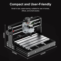 Nouvelle machine de marquage laser à fibre diode CNC domestique TTC3018S, système GRBL, graveur DIY pour bois, plastique, acrylique, PVC, PCB