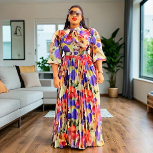 Di alta qualità Design elegante <span class=keywords><strong>africano</strong></span> taglie forti abito ampio stampa abito <span class=keywords><strong>africano</strong></span> Dashiki abito donna Abaya - Product Image 5