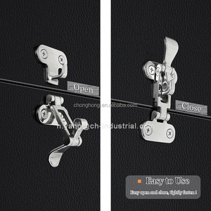 Loquet verrouillable en acier inoxydable SUS316 robuste pour trappe marine, anti-choc, pour bateau, armoire, yacht, quincaillerie de marine - Product Image 5