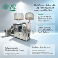 Machine d'inspection et d'alimentation automatique des bouchons de bouteilles BMG |   Détection des défauts AI 360 (Taches/Rayures/Flash/Court-circuit)
