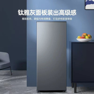 Congélateur vertical 100L, 4 niveaux, température unique, congélation complète, mini-réfrigérateur domestique, type tiroir, ouverture latérale - Product Image 4