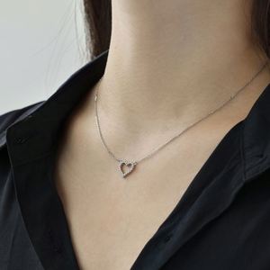 Dylam <b>Women</b> Daily Wear Jewelry Accessories S925 Silver Rhodium Plated 5A Zirconia Heart Necklace Earrings <b>Ring</b> Jewelry <b>Set</b> - Product Image 5
