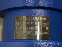 Prix d'usine 33Mbar pression de vide pompe à vide de circulation de pompage d'eau de gaz horizontale