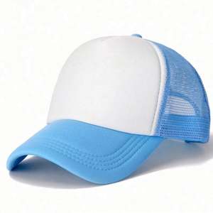Fashion Adjustable Sports Baseball <b>Hats</b> Custom Logo Printed 5 Panel Mesh Trucker <b>Caps</b> - Product Image 3