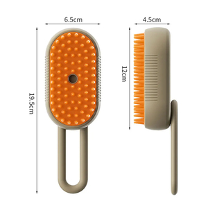 <b>Pet</b> Eco-Friendly ABS <b>Brush</b> Cleaning Steamy Spray Beauty Comb 3-in-1 Hair Removal Grooming Supplies <b>Pets</b> - Product Image 5
