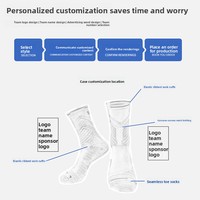 WRELS Chaussettes de sport élastiques, sans couture, confortables, durables, à compression, pour sports de plein air, antidérapantes, pour la course à pied