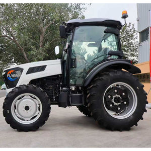Couleur blanche Haute Qualité Chine Nouveau Tracteur Agricole à Roues 4x4 80HP avec Cabine AC à Vendre - Product Image 2