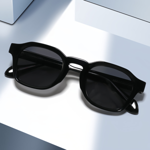 HBK Luxury Retro <strong>Sunglasses</strong> with TR90 Frame Square Acetate High <strong>Polarized</strong> Custom Lens for Men and Women This Summer - Product Image 3