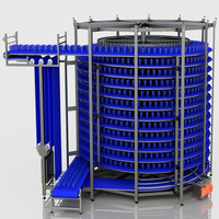 Nieuw LINKON RVS Bakkerij Koeltoren Systeem Flexibele Spirale Schroeftransporteur Elektrische Broodbakmachine Maïsmeel Melk