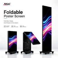 Afficheur numérique LED HDR10 IP40 pour intérieur, écran publicitaire, panneau d'affichage à haute luminosité, totem publicitaire avec garantie de 2 ans