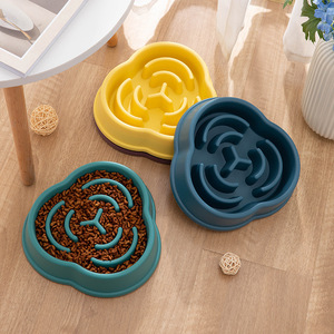 Commercio all'ingrosso eco-friendly ciotola di alimentazione per cani a forma di fiore lento alimentatore antiscivolo Base di sublimazione acqua alimentare scatola di applicazione - Product Image 1