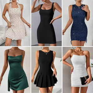 <span class=keywords><strong>Abiti</strong></span> <span class=keywords><strong>Oversize</strong></span> da <span class=keywords><strong>Donna</strong></span> all'Ingrosso, Vestiti Estivi alla Moda, Eleganti <span class=keywords><strong>Abiti</strong></span> da Festa Senza Maniche Lunghi Vintage - Product Image 4