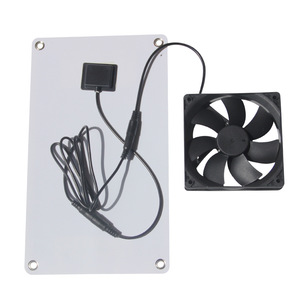 มาซูโยชิ มิตสึพัดลมแผงโซลาร์เซลล์ 10W 12V พัดลมดูดอากาศสำหรับสัตว์เลี้ยง ใช้พลังงานแสงอาทิตย์ สำหรับไก่ สุนัข แมว - Product Image 2