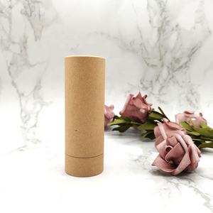 Contenedores de latas Kraft compostables vacías respetuosas con el medio ambiente personalizadas, tubo de papel push up para desodorante, paquete de 2 Oz 3 Oz 80G 50Ml - Product Image 2