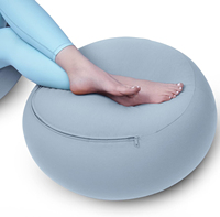 Sillón Individual de Piso Tipo Puff de Gran Venta Personalizado y Colorido con Asiento Comprimido Acolchado y Tapizado en Rosa