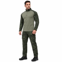 Nouvelle Collection 2027 – Uniforme Tactique Camouflage CP Bleu Foncé de Qualité Supérieure pour Usage Marin et Extérieur (Émirats Arabes Unis, États-Unis) – Tenue Tactique Frog Suit