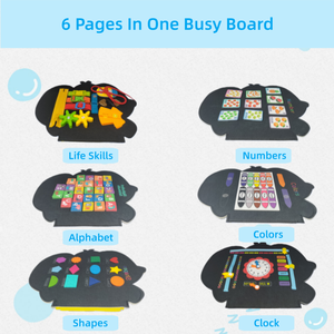 Nuevo Juguete Educativo de Rompecabezas para Niños Pequeños, Forma de Animal, <span class=keywords><strong>Elefante</strong></span>, Fieltro No Tejido, Tablero de Actividades, Aprobado por CE-UKCA-Reach-CPC, <span class=keywords><strong>Libro</strong></span> Sensorial Silencioso para - Product Image 3