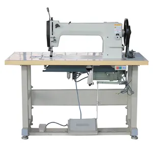 FIBC-máquina de coser industrial 2570, máquina de coser de doble aguja, contenedor de cuatro hilos, máquina de material grueso