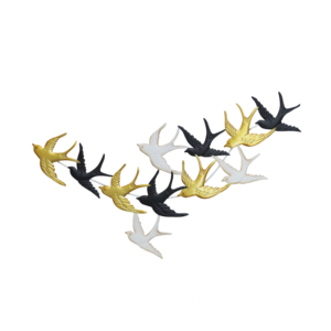 Décoration murale <span class=keywords><strong>hirondelle</strong></span> de luxe moderne pour le salon Décorations pour la maison en gros Matériau métallique - Product Image 4