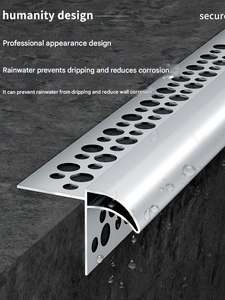 Deflector de Línea de Goteo, Desviador de Lluvia para Balcones/Patios, Protección de Bordes de Canaletas y Alféizares de Ventanas, Dispositivo de Goteo Elegante para Decoración Exterior - Product Image 2