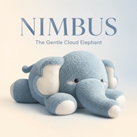 Peluche personnalisée populaire, super douce, 60 cm, animal brodé Nimbus, pour boutiques de cadeaux et détaillants