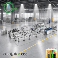 Machine de mise en bouteille de soda robuste 10000 BPH DCGF32-32-10 avec système de carbonatation avancé pour usine de boissons gazeuses