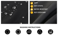 Kefei Vente en gros Logo personnalisé Cape de coiffeur avec logo imperméable à l'eau entièrement imprimée pour salon de coiffure avec logo
