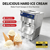 HN QDMECH Machine à Glace Dure Multifonctionnelle Haute Productivité pour Gelato, Sorbet, Yaourt Glacé et Granita