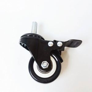 Custom Size <strong>Medium</strong> Heavy <strong>Duty</strong> Baking Oven Trolley with High Temperature Cast Iron Rubber Nylon <strong>Caster</strong> Wheels <strong>Swivel</strong> Brake Black - Product Image 1