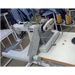 Máquina bucle de hilo de coser de doble de brazo de tres agujas de alta calidad, máquina de coser Industrial a la venta a bajo <span class=keywords><strong>precio</strong></span> - Product Image 3