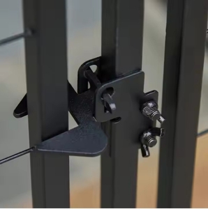 Ağır Hizmet Tipi Galvanizli Çelik Kaynaklı Tel Örgü Sağlam Lüks Çevre Dostu Toz Boyalı Dış Mekan Büyük Köpek Kafesi Kapalı Alan Kutusu Hepsi Bir Arada - Product Image 6