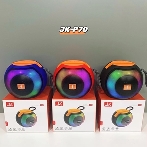 NUEVO Altavoz Inalámbrico Bt RGB <span class=keywords><strong>de</strong></span> Alta <span class=keywords><strong>Calidad</strong></span> y Precio Accesible JK-P70 con Bajos Potentes y Luz LED, Altavoz Pequeño para Exteriores con Soporte para Teléfono - Product Image 3