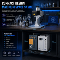 Nueva Impresora Láser UV 3D para Etiquetas de Botellas de Perfume, para PCB, FPC, Vidrio, Cerámica, Plástico, Componentes Electrónicos, Smartphones, AI/DWG