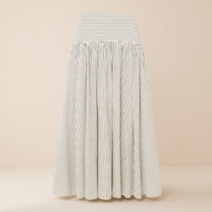 Jupe pour femme en coton bohème à fleurs tissées et brodées - Product Image 2