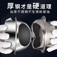Capuchon d'évent en forme de boule en acier inoxydable pour échappement de fumée coupe-vent pour sous-sol atelier mur extérieur salon emballage en carton