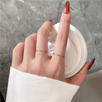 Meistverkaufte Damen 0,5mm Schlichte Goldringe Größe 3-10 Stapelringe Mädchen Schlichte Dünne Silber/Gold Edelstahl Wasserdichte Ringe