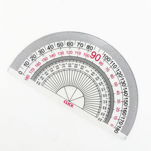 Fabrika doğrudan sıcak satış temizle kalibrasyon dayanıklı yarım daire 0-180 derece iletki öğrenciler için - Product Image 5