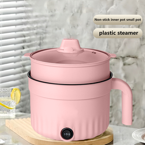 Wholesale High-end Electric <b>Pot</b> Lightweight Small Household Skillet Dormitory <b>Non</b> <b>Stick</b> Inner <b>Pot</b> with Tempered Glass Cover - Product Image 5