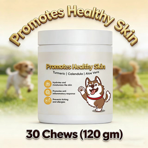 Suplementos <span class=keywords><strong>para</strong></span> Mascotas <span class=keywords><strong>de</strong></span> Marca Privada, 120 Tabletas Masticables Blandas <span class=keywords><strong>de</strong></span> Cúrcuma Orgánica <span class=keywords><strong>para</strong></span> Perros, Apoyo <span class=keywords><strong>para</strong></span> Cadera y Articulaciones - Product Image 3